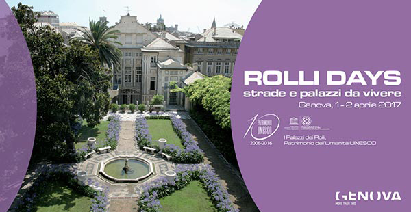In occasione dei Rolli Days, da sabato 1 a domenica 2 aprile, apertura straordinaria di Palazzo Nicolosio Lomellino con visite guidate. Aperti al pubblico il Primo piano nobile, con le sale affrescate da Bernardo Strozzi e Pieter Mulier, e l’incantevole fb rolli days 2017
