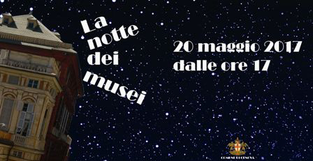 Sabato 20 maggio 2017, in occasione della “Notte dei Musei”, apertura straordinaria di Palazzo Nicolosio Lomellino con visite guidate al Primo Piano Nobile e al Giardino Segreto. la notte dei musei