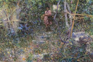 Plinio nomellini, nell'orto, 1891