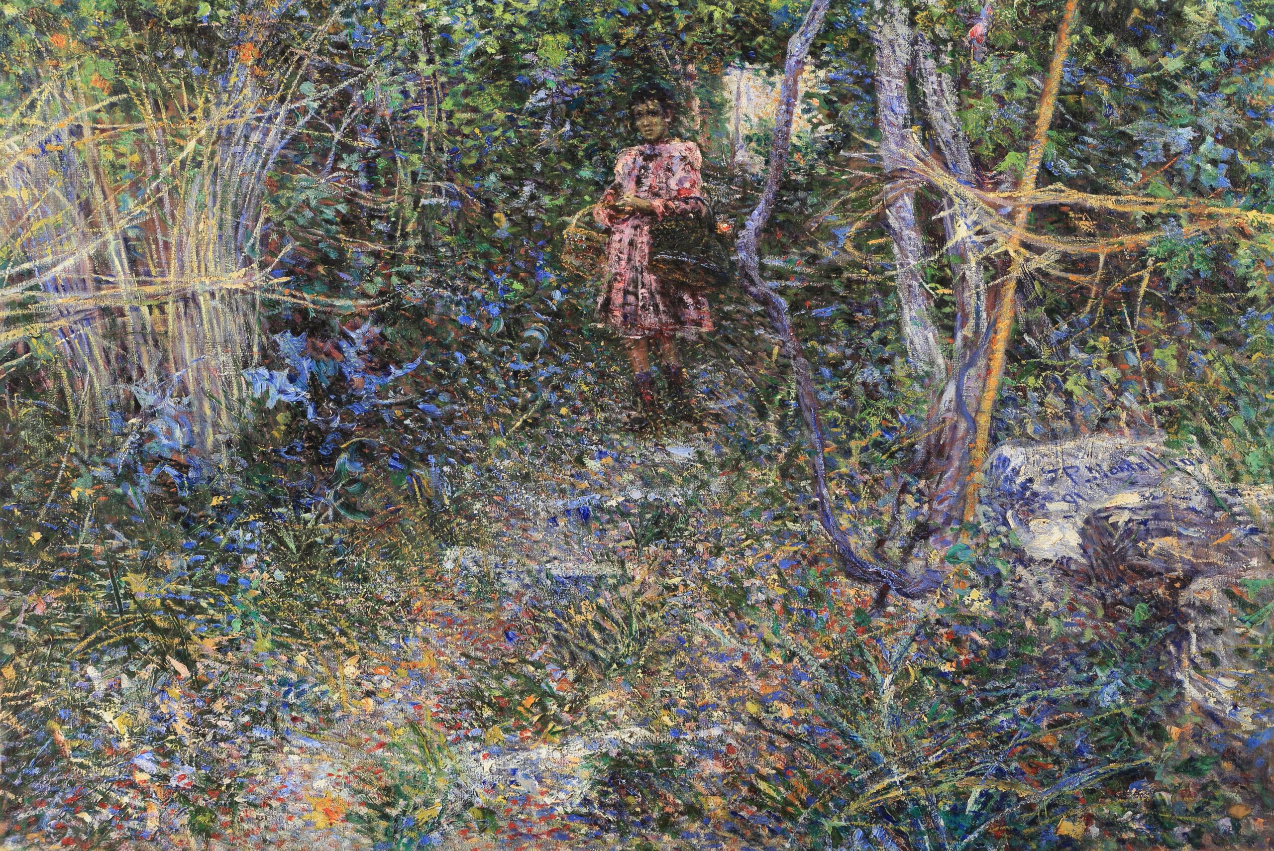 Plinio nomellini, nell'orto, 1891