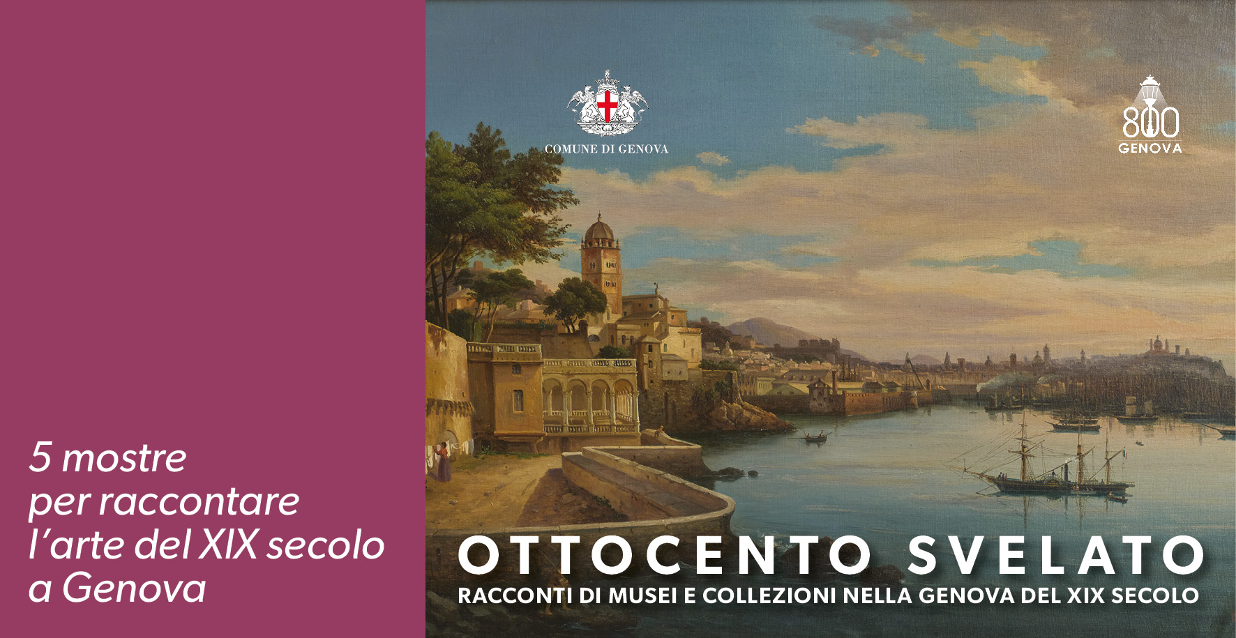 CULTURA, OTTOCENTO SVELATO. RACCONTI DI COLLEZIONI E MUSEI NELLA GENOVA DEL XIX SECOLO. CINQUE MOSTRE PER RACCONTARE L’ARTE DELL’800 A GENOVA eventi e mostre home ottocento