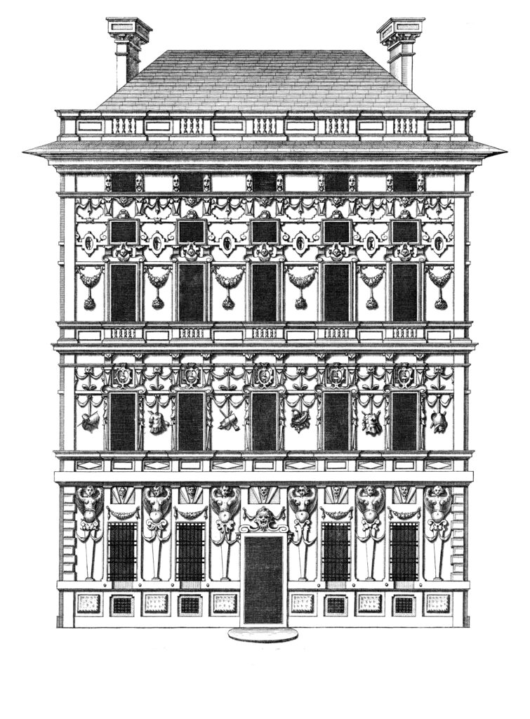 The History of the Palace P.P. Rubens, Facciata di Palazzo Lomellino